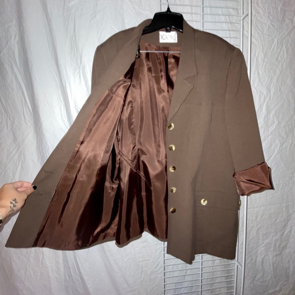 Vintage brown blazer - Picture 3 of 3